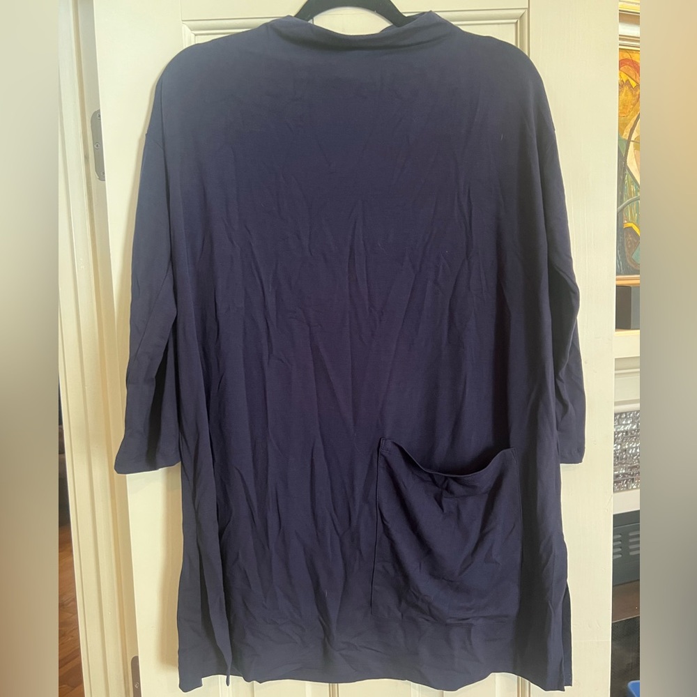 Eileen Fisher Petite Navy Tunic 🫐NEW